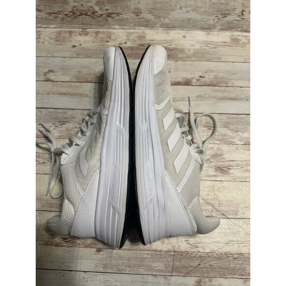 Adidas Cloudfoam Running Sneakers Men's Size 11 White Comfort Cushion Walking - Picture 5 of 8